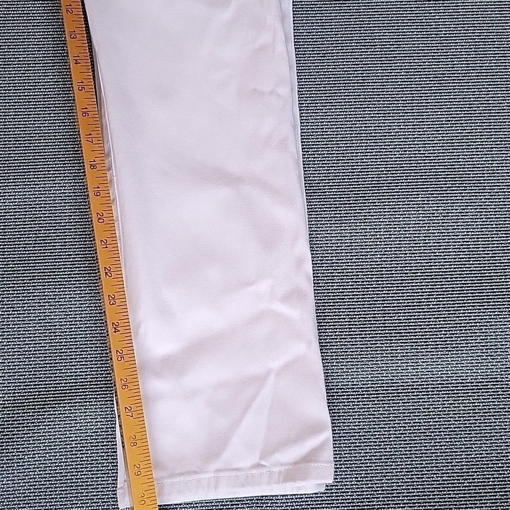 Lauren Ralph Lauren  Denim Straight Pants Size 14 - Picture 6 of 12